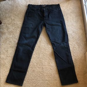 High rise straight jeans. Lucky Brand jeans.